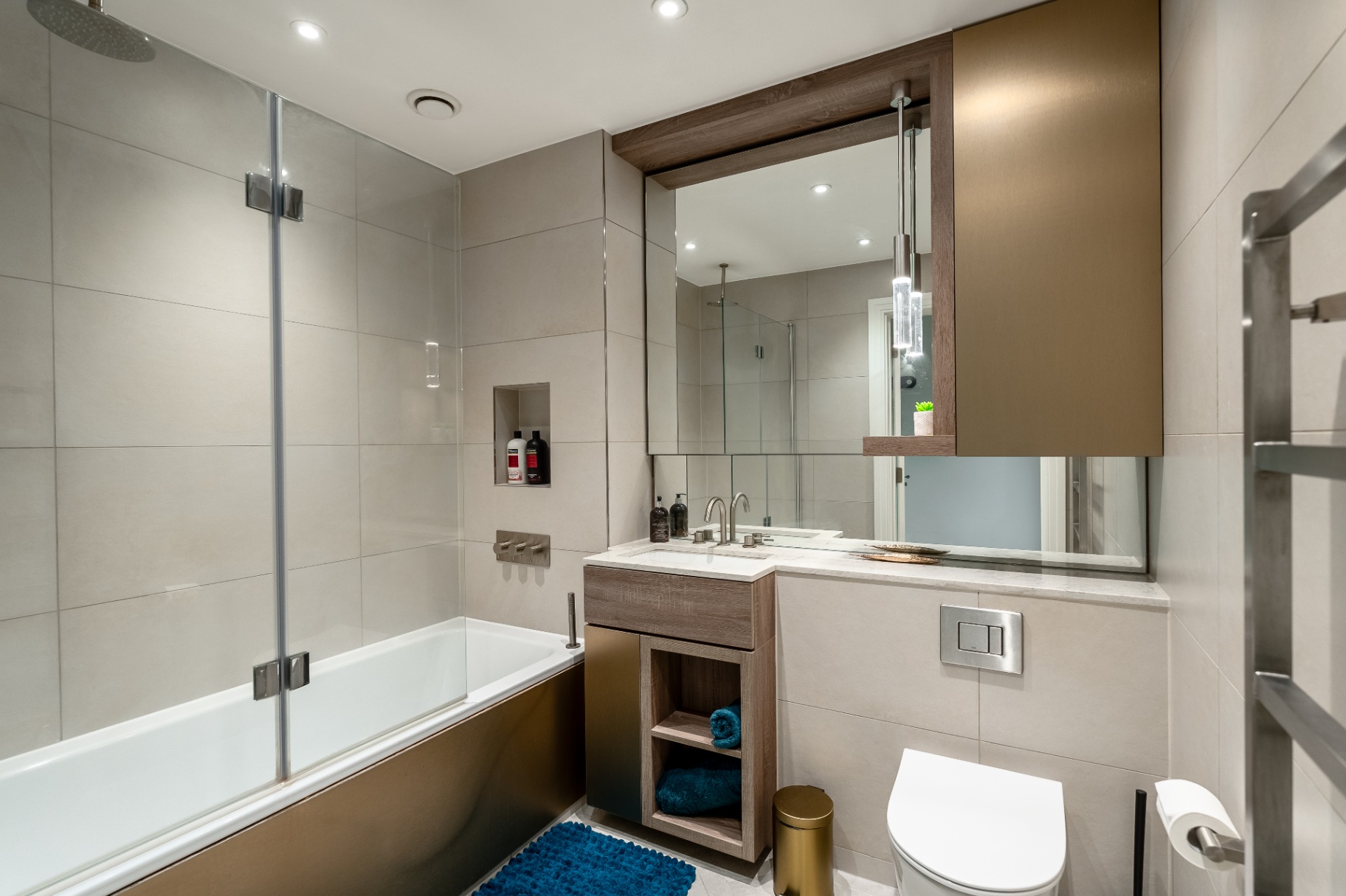 Modern One-Bedroom Apartment interior 47