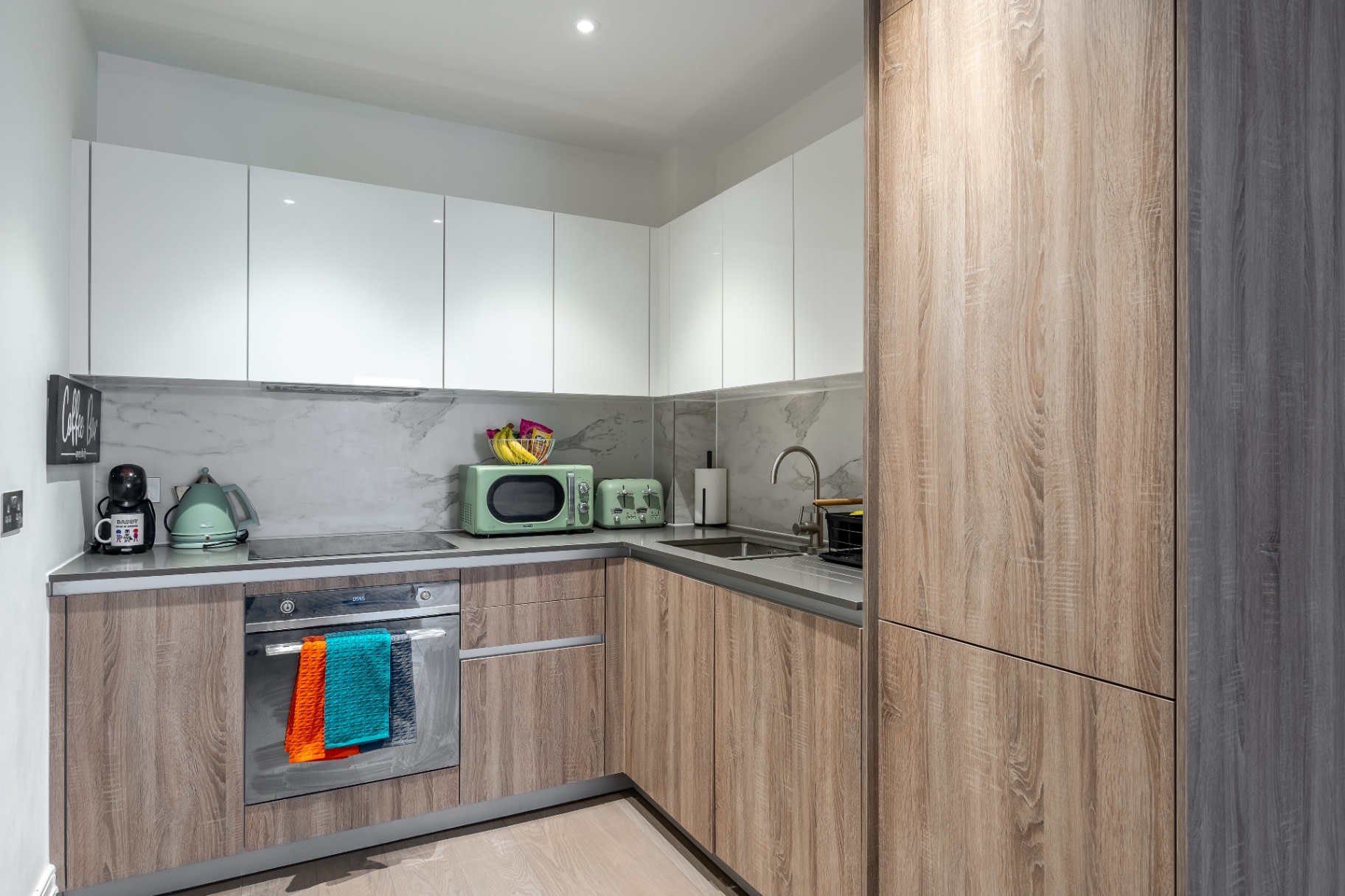 Modern One-Bedroom Apartment interior 24